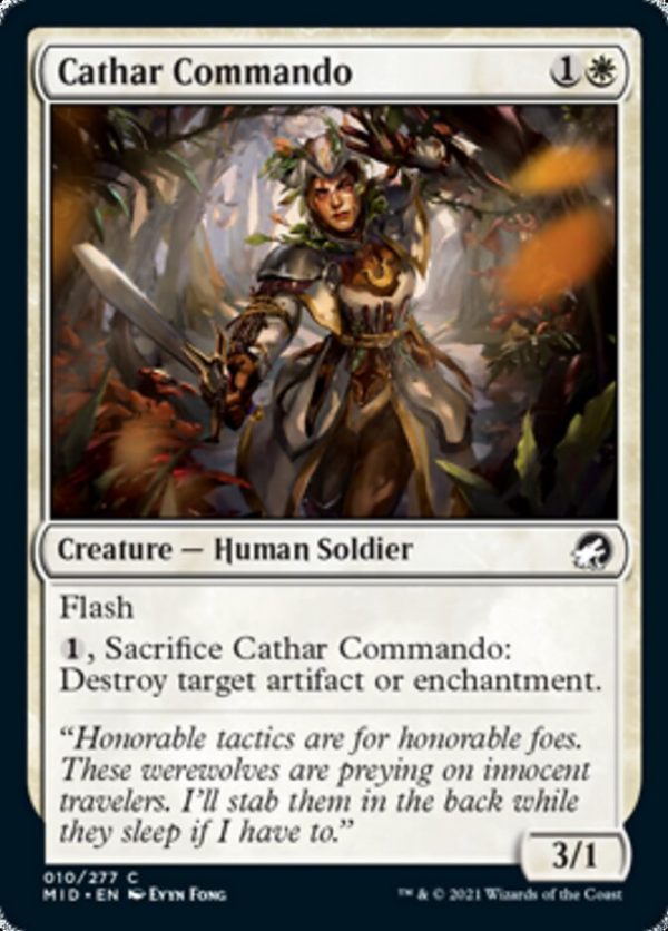 Cathar Commando [Innistrad: Midnight Hunt] For Discount