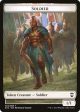 Bird (005)    Soldier Double-Sided Token [Kaldheim Commander Tokens] Hot on Sale