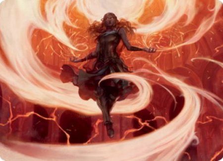 Crackle with Power Art Card [Strixhaven: School of Mages Art Series] on Sale