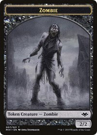 Zombie    Golem Double-Sided Token [Modern Horizons Tokens] For Sale