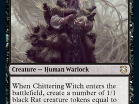 Chittering Witch [Dungeons & Dragons: Adventures in the Forgotten Realms Commander] For Cheap