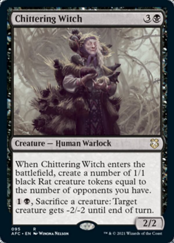 Chittering Witch [Dungeons & Dragons: Adventures in the Forgotten Realms Commander] For Cheap