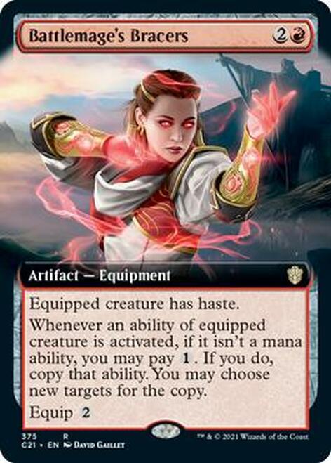 Battlemage s Bracers (Extended Art) [Commander 2021] Online Sale