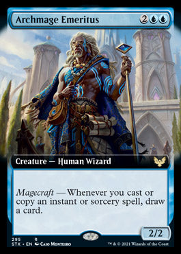 Archmage Emeritus (Extended Art) [Strixhaven: School of Mages] on Sale