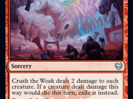 Crush the Weak [Kaldheim] Sale