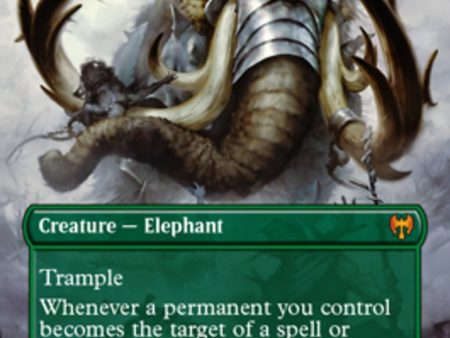 Battle Mammoth (Borderless Alternate Art) [Kaldheim] Online Sale